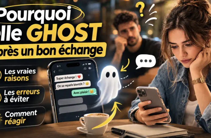 Pourquoi elle ghost après un bon échange (et comment éviter ça)